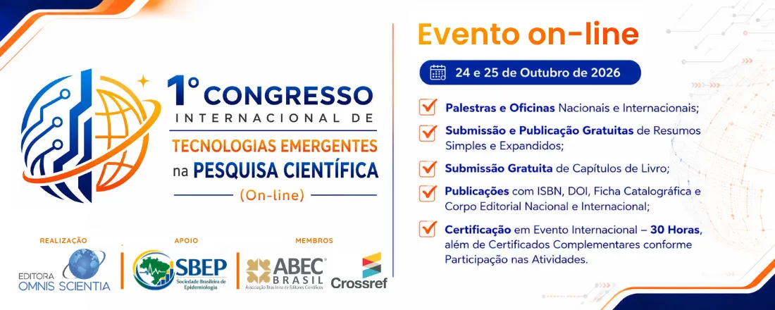 1º Congresso Internacional de Tecnologias Emergentes na Pesquisa Científica