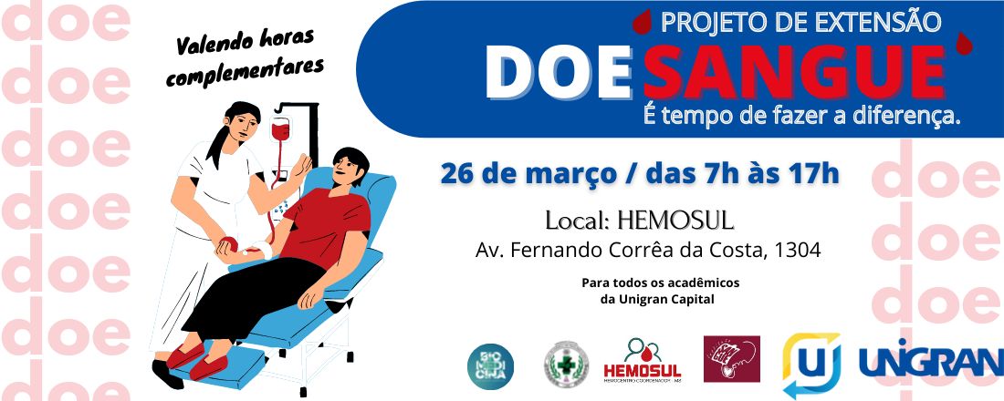 Doe sangue, salve vidas