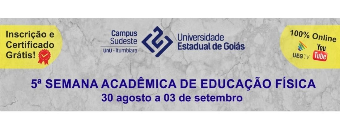 5ª SEMANA ACADÊMICA DE EDUCAÇÃO FÍSICA