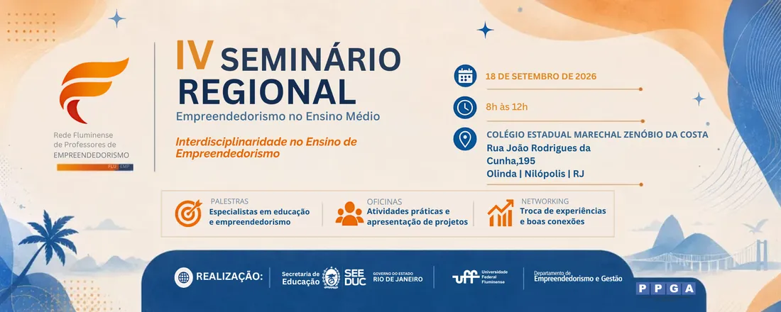 IV Seminário Regional Empreendedorismo no Ensino Médio