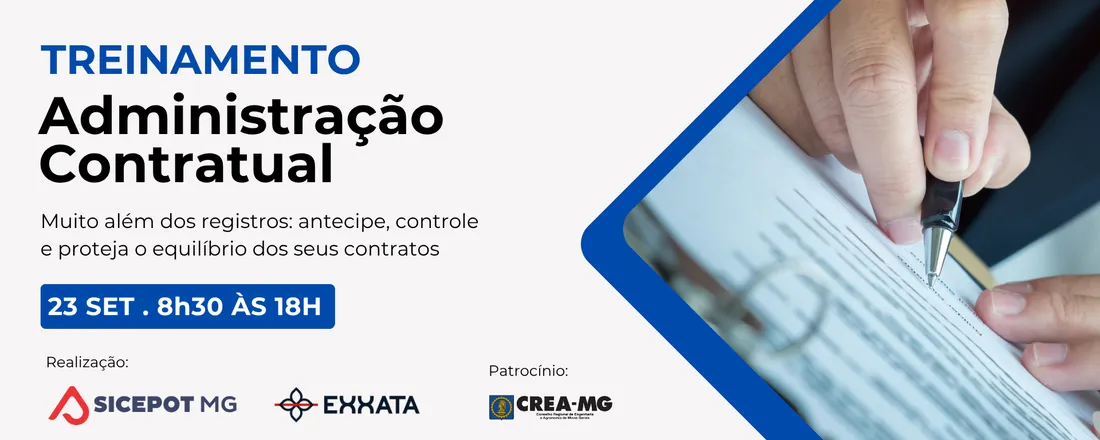 Treinamento Planejamento de Obras: Administração Contratual