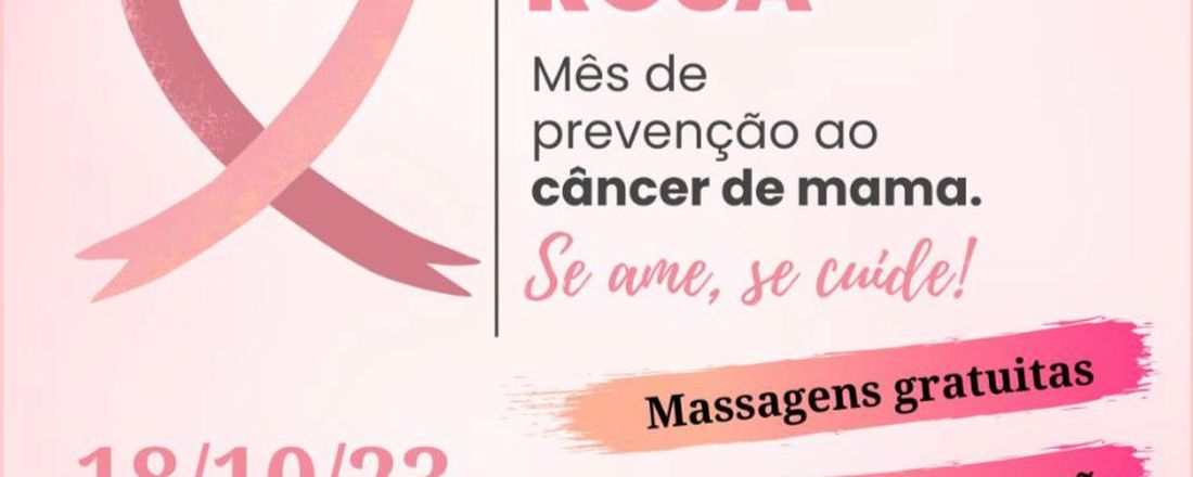 PALESTRA DE PREVENÇÃO DO CÂNCER DE MAMA.