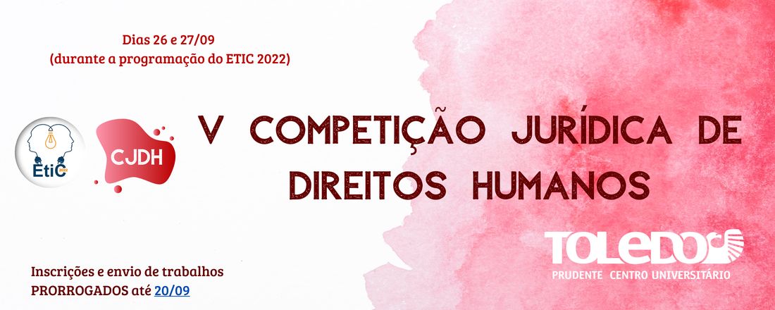 V Competição Jurídica de Direitos Humanos Toledo Prudente Centro Universitário