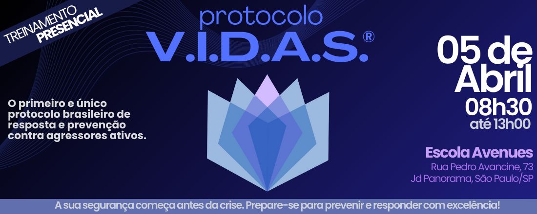 Treinamento Teórico&Prático - Protocolo V.I.D.A.S.®