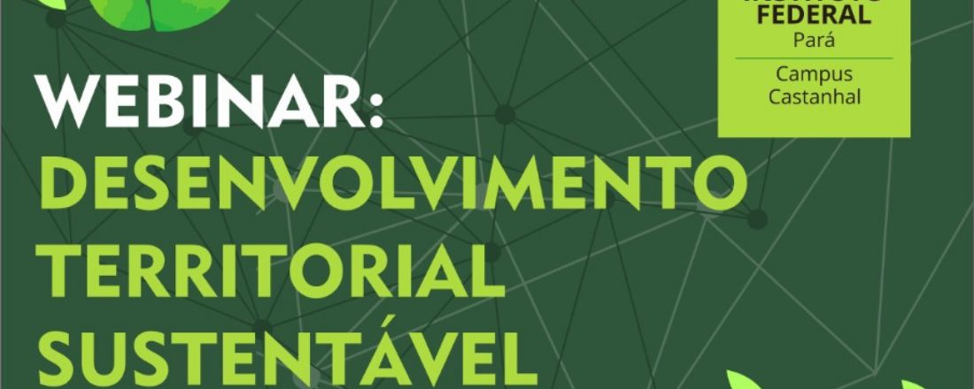 Webinar Desenvolvimento Territorial Sustentável