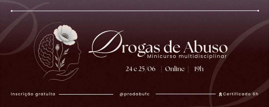 MINICURSO DROGAS DE ABUSO - 2026