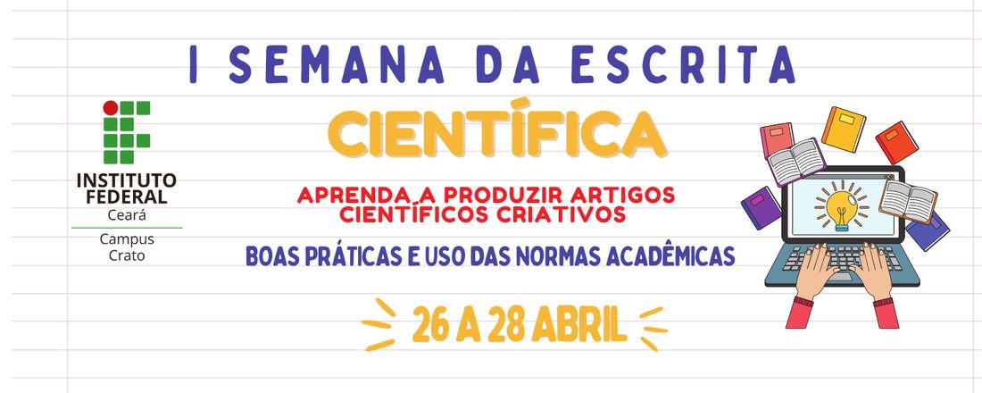 I Semana da Escrita Científica