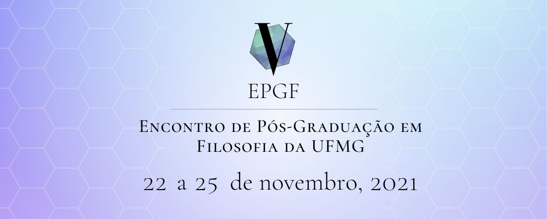 V Encontro de Pós-Graduação em Filosofia da UFMG