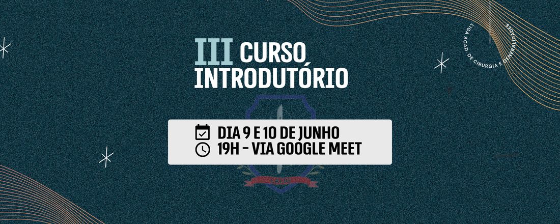 III Curso Introdutório - LACIG