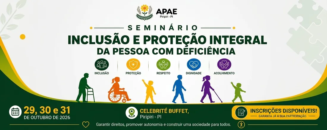 INCLUSÃO E PROTEÇÃO INTEGRAL DA PESSOA COM DEFICIÊNCIA