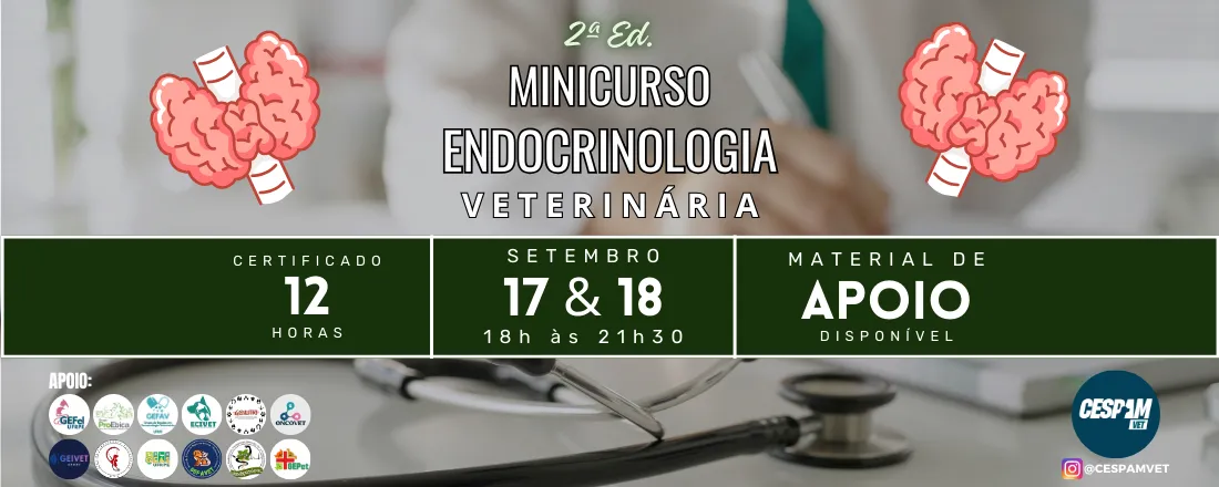 2º Minicurso de Endocrinologia Veterinária