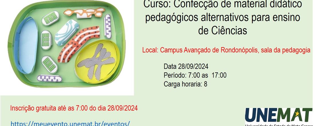 Confecção de material didático pedagógicos alternativos para ensino de Ciências