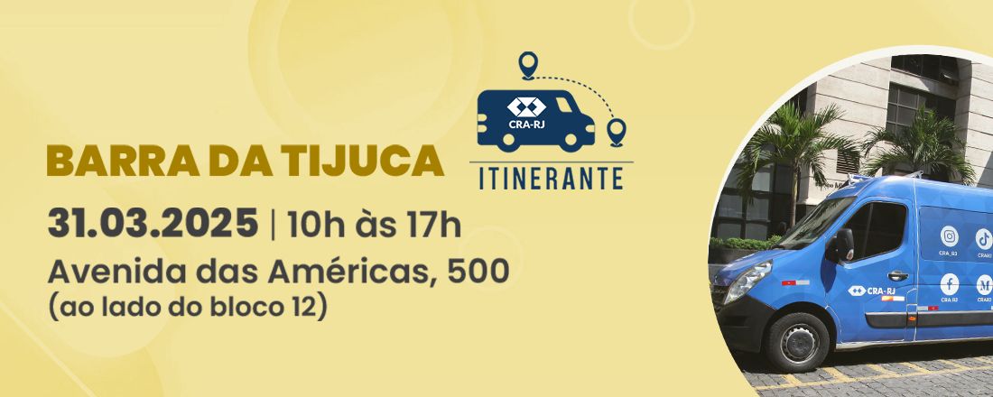 CRA-RJ Itinerante Barra da Tijuca
