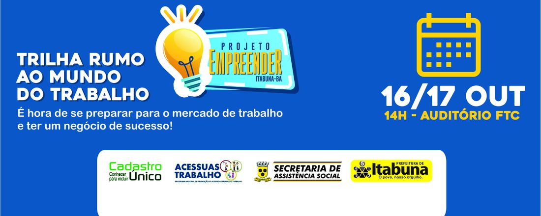Trilha rumo ao mundo do trabalho