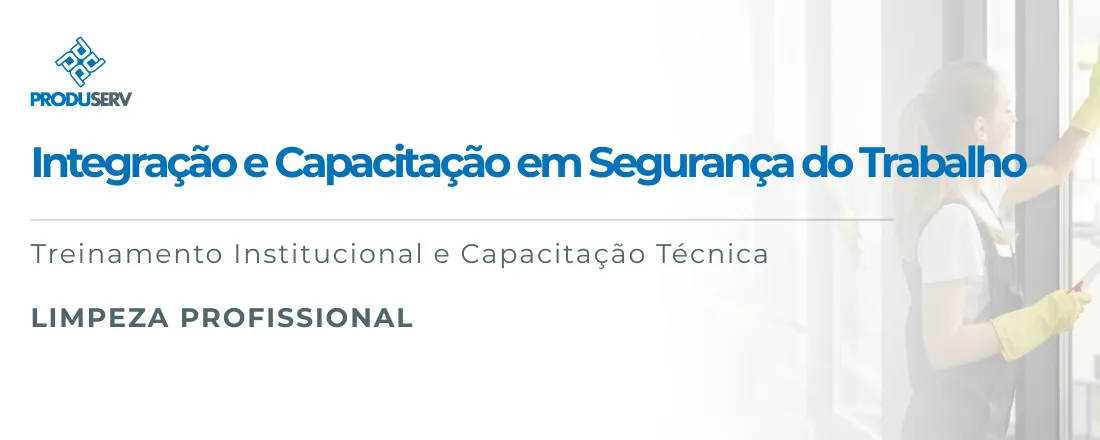 Curso de Capacitação: Profissional de Limpeza