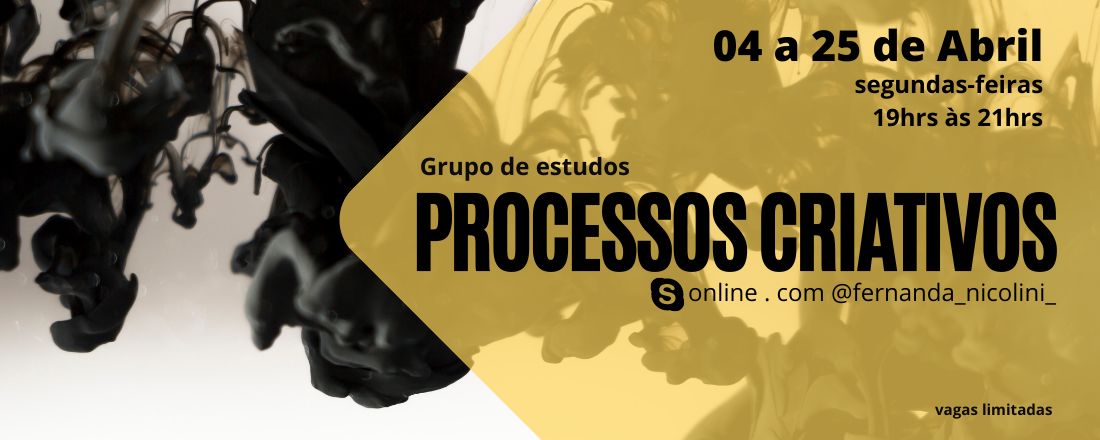 Grupo de Estudos PROCESSOS CRIATIVOS