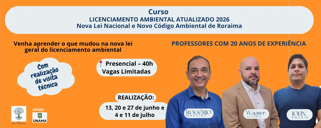 CURSO DE LICENCIAMENTO AMBIENTAL ATUALIZADO 2026