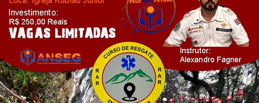 3º Curso de Resgate em Área Remota