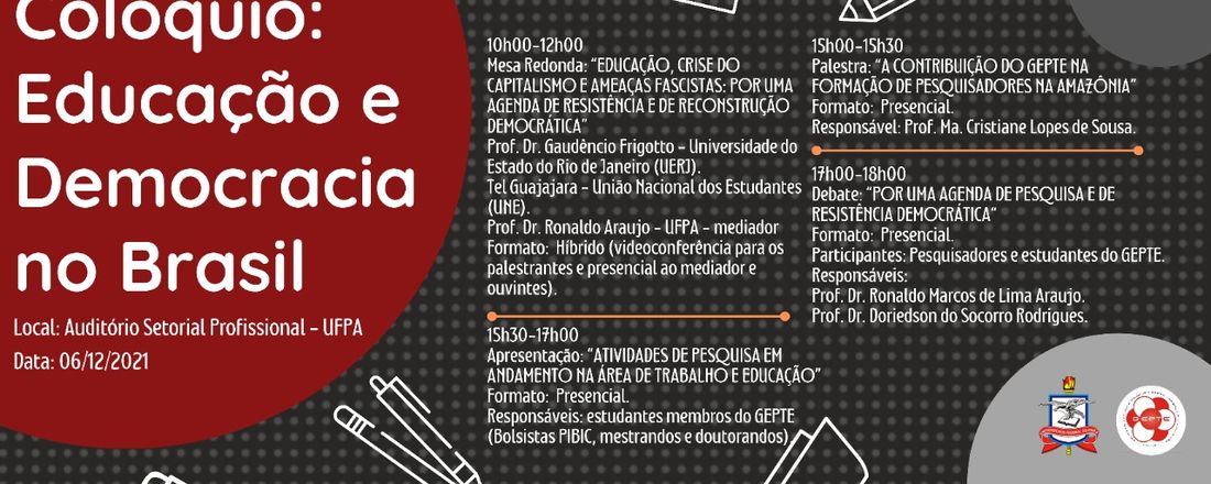 Colóquio: Educação e Democracia no Brasil