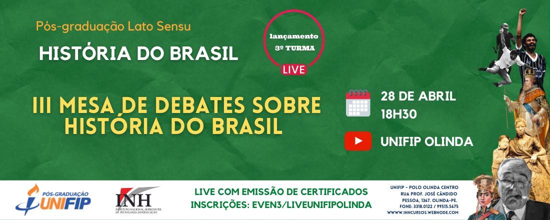 III MESA DE DEBATES SOBRE HISTÓRIA DO BRASIL