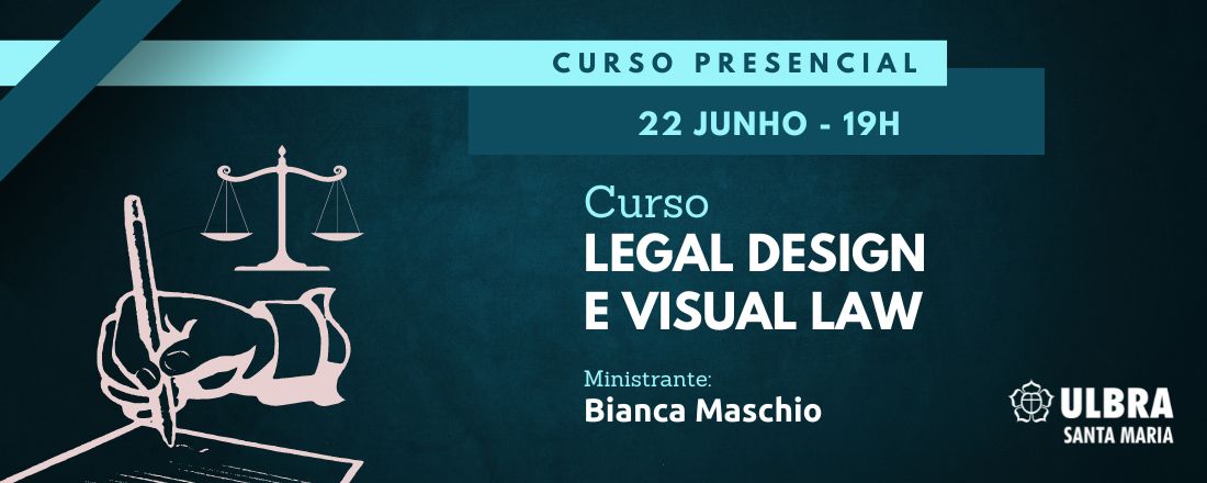 CURSO LEGAL DESIGN E VISUAL LAW