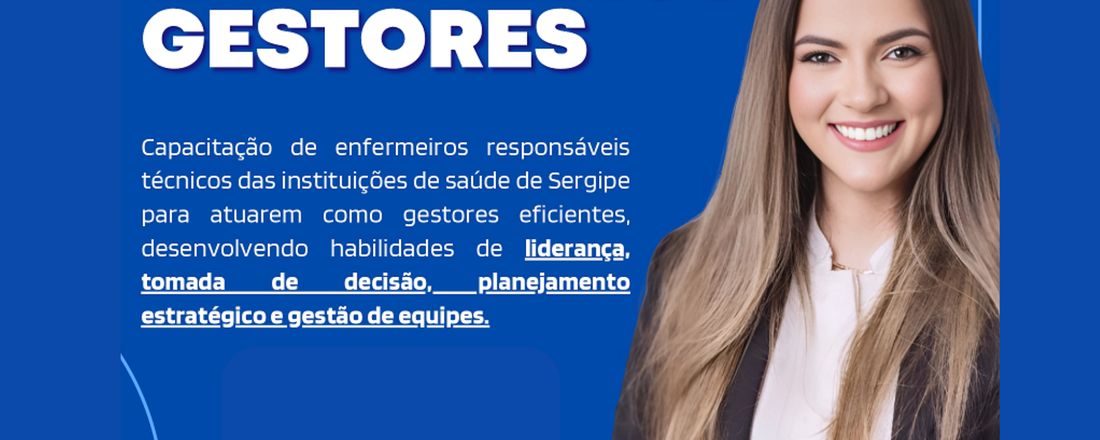 Curso de formação de enfermeiros gestores - COREN/SE