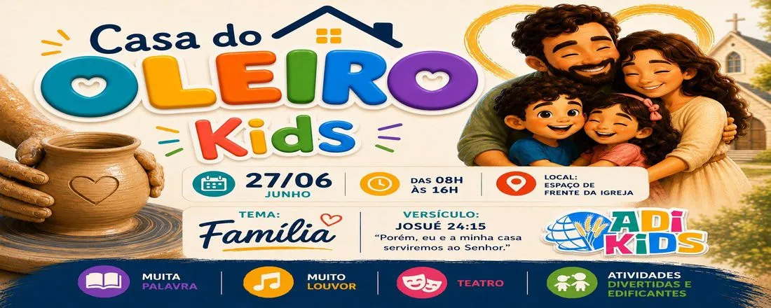 Casa do Oleiro Kids 2026