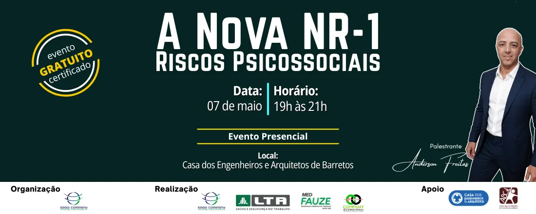 A nova NR-1 e os Fatores de Riscos Psicossociais Relacionados ao Trabalho