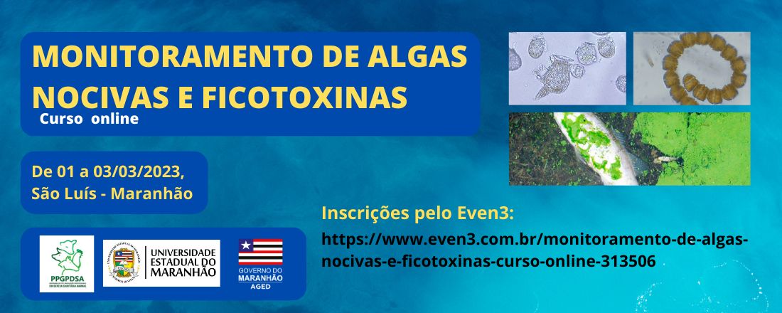 Monitoramento de algas nocivas e ficotoxinas - Curso Online