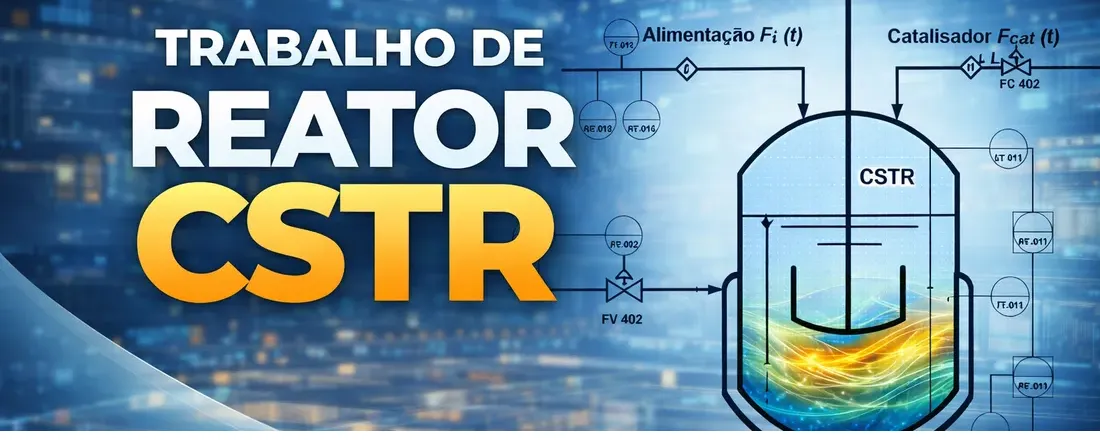 Trabalho de Reatores 2026 II: Estudo da perturbação degrau num reator CSTR.