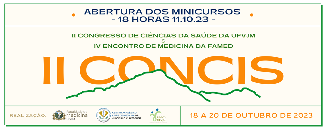 II Congresso de Ciências da Saúde da UFVJM