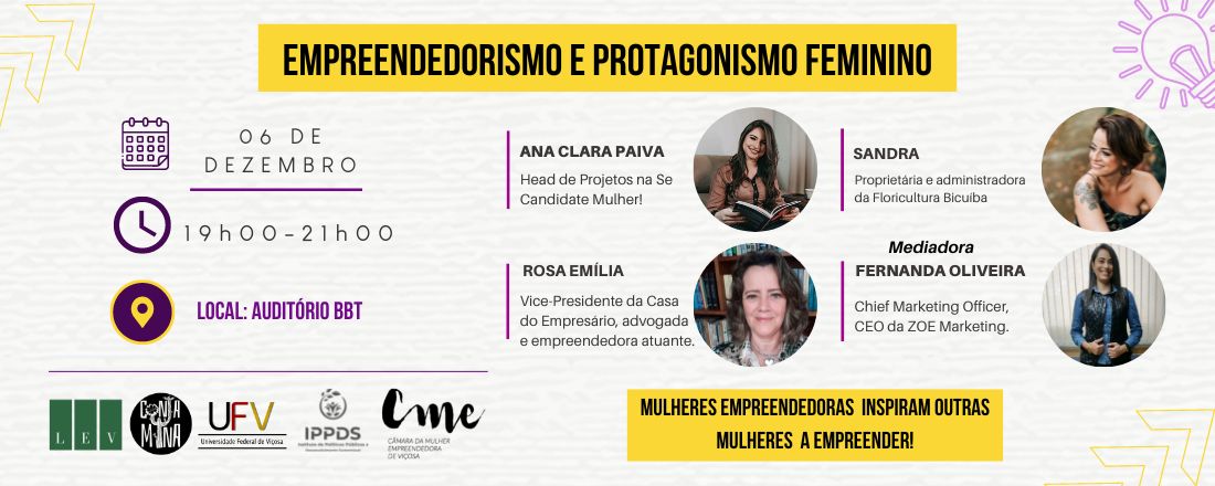 Empreendedorismo e Protagonismo Feminino