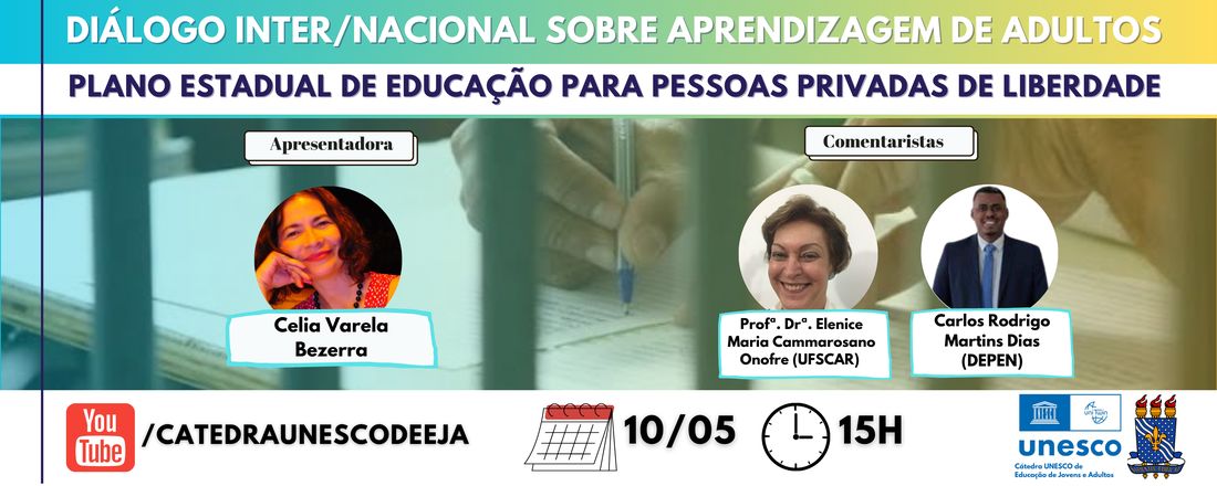 Diálogo: Plano Estadual de Educação para  pessoas privadas de liberdade