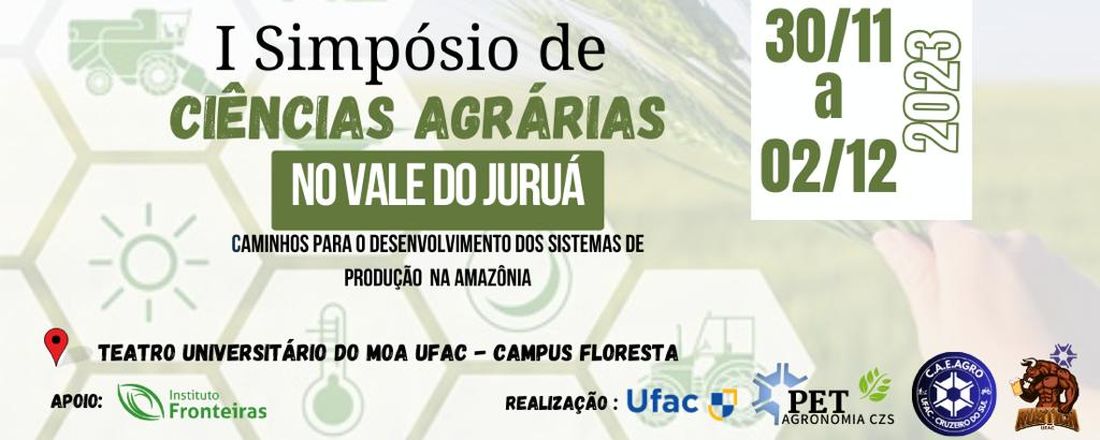 I Simpósio de Ciências Agrárias no Vale do Juruá