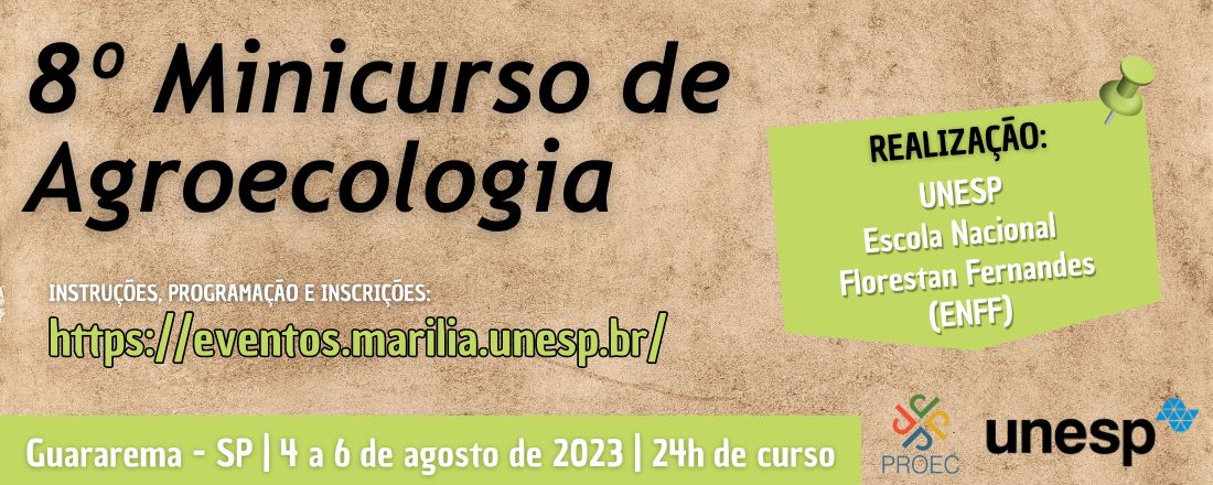8º Minicurso de Agroecologia