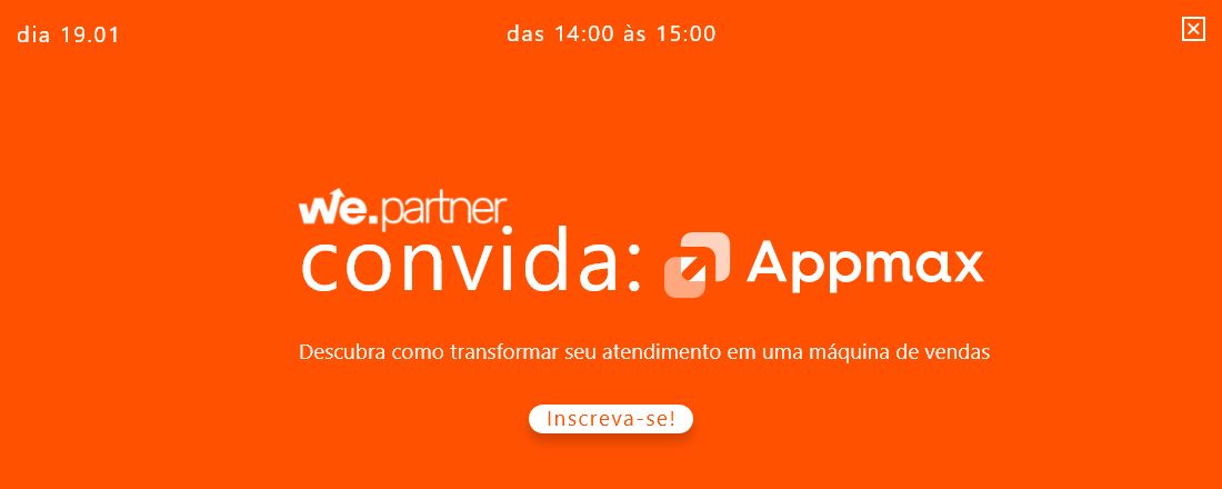 we.partner convida: Appmax