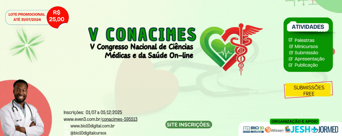 V Congresso Nacional de Ciências Médicas e da Saúde On-line (V CONACIMES)