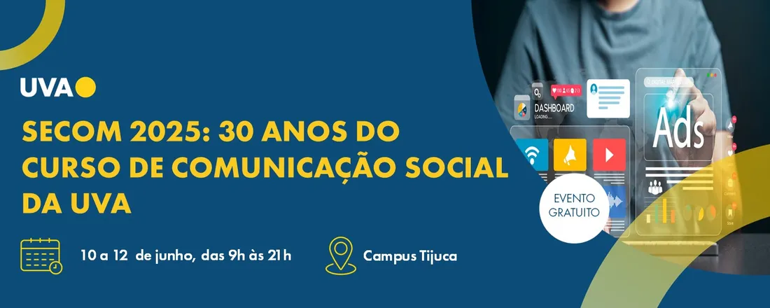 Secom 2025: 30 anos do curso de Comunicação Social da UVA