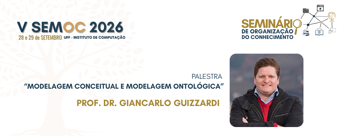 SEMOC - Palestra "Modelagem conceitual e modelagem ontológica"
