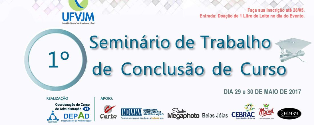 I Seminário de Trabalho de Conclusão de Curso