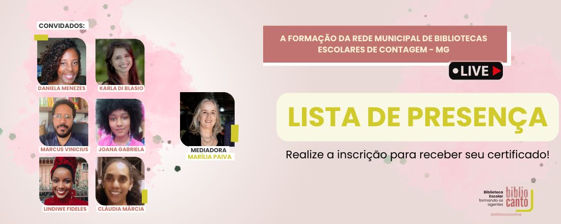 A formação da Rede Municipal de Bibliotecas Escolares de Contagem - MG