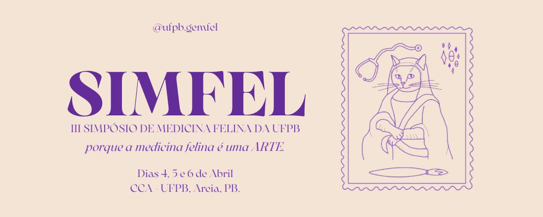 III SIMPÓSIO DE MEDICINA FELINA DA UFPB