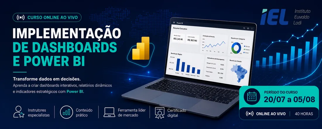Implementação de Dashboards e Power BI