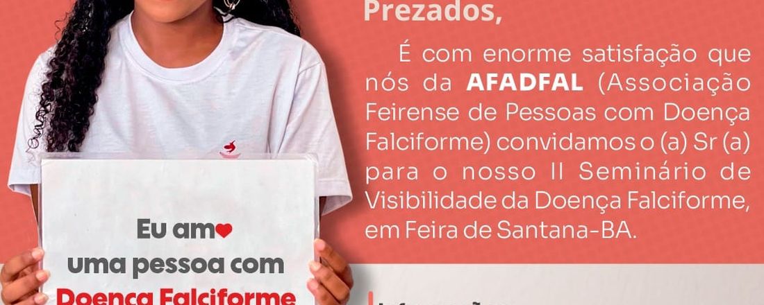 II Seminário de Visibilidade da Doença Falciforme