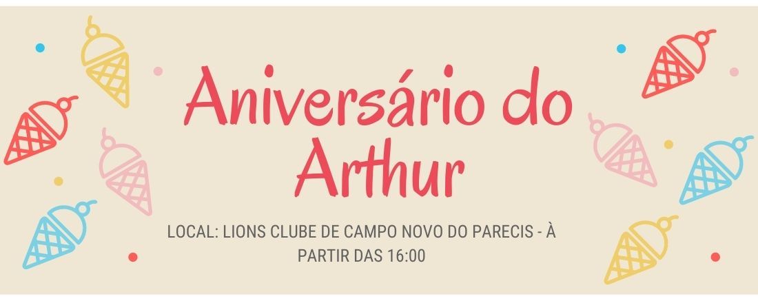 Aniversário do Arthur