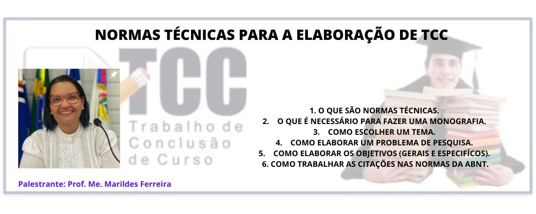 NORMAS TÉCNICAS PARA A ELABORAÇÃO DE TCC