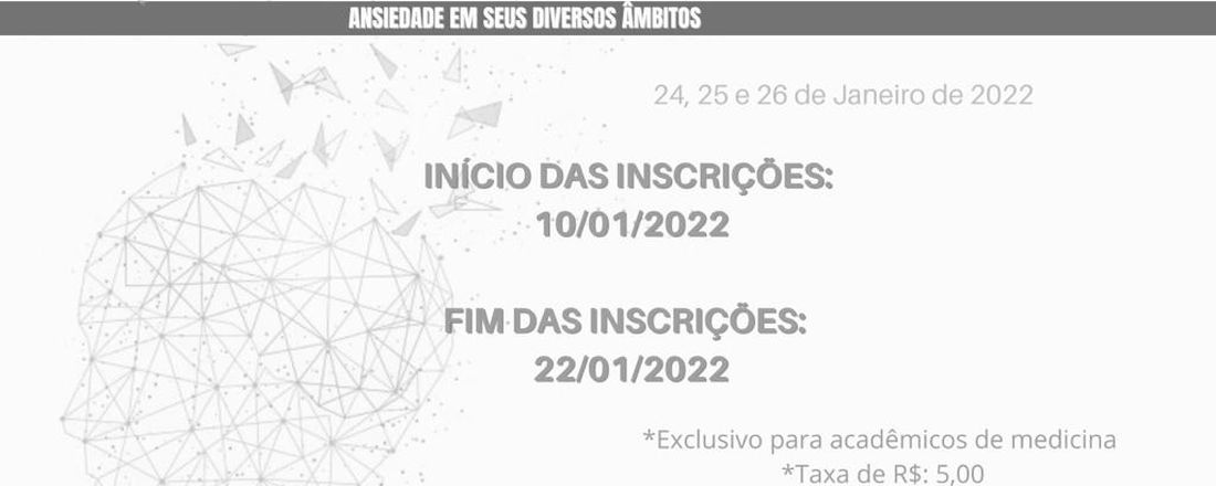 I Simpósio Nacional de Ansiedade