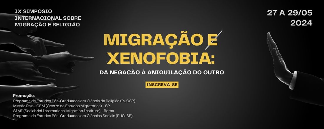 IX Simpósio Internacional sobre Migração e Religião