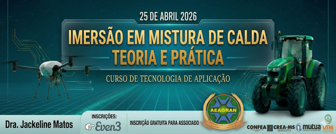 Master Class em Tecnologia de Aplicação Agrícola: Imersão em Mistura de Calda Teoria e Prática