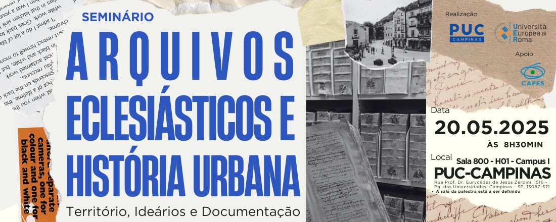 Arquivos Eclesiásticos e História Urbana — Território, Ideários e Documentação